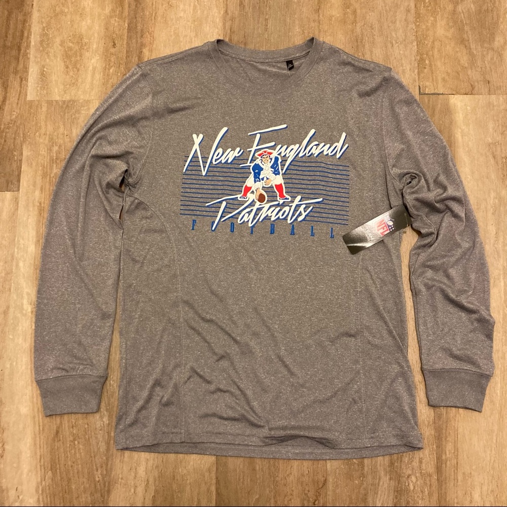 New England Patriots NFL Team Apparel Long Sleeve Shirt Men’s Medium